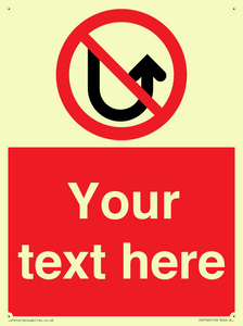 Custom prohibition No u turns